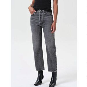 Agolde 90's Pinch Waist Cropped Jeans Size 26
